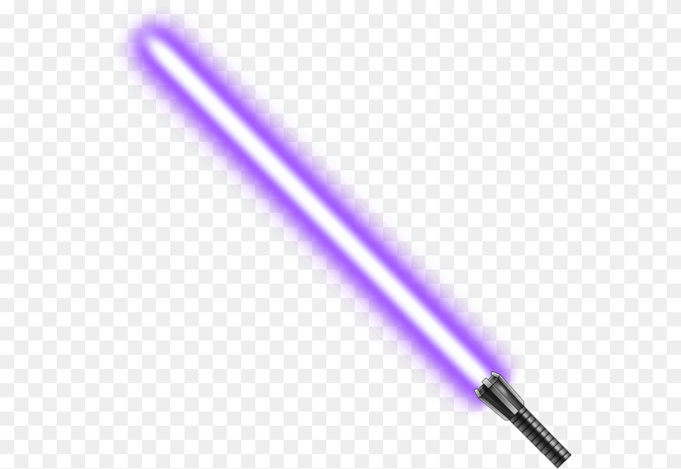 Purple Light Saber Purple Lightsaber Transparent Background, Sword, Weapon, Blade, Razor Free Png Download