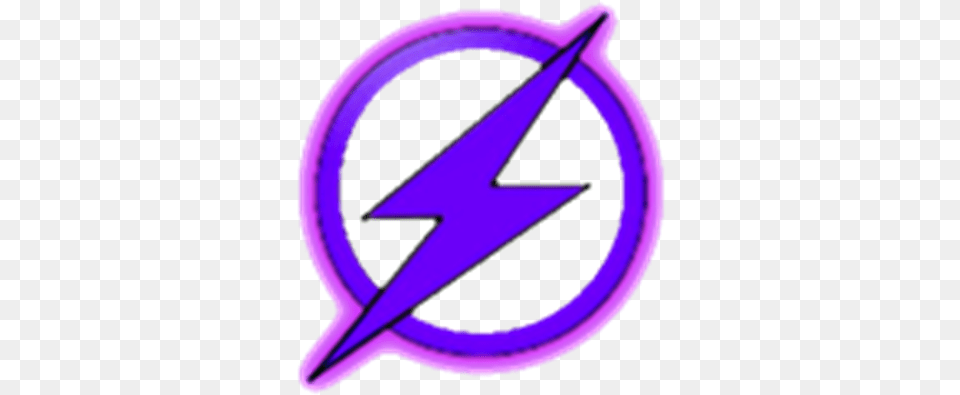 Purple Lightning Bolt Bolt Purple Lightning, Star Symbol, Symbol, Disk Free Png Download