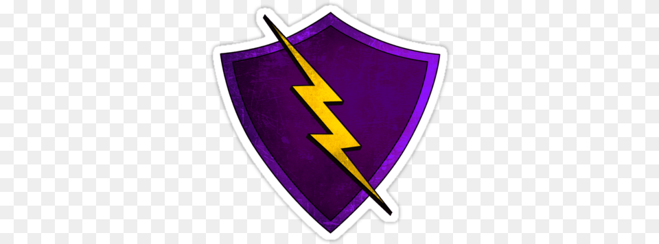 Purple Lightning Bolt Shield With Lightning Bolt Shield With A Lightning Bolt, Armor Free Transparent Png