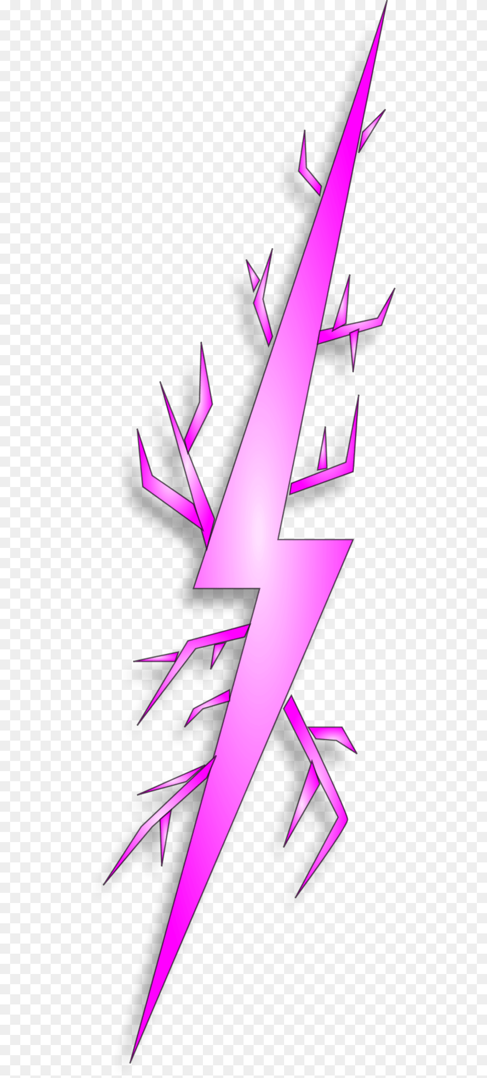 Purple Lightning Pink Lightning Bolt, Star Symbol, Symbol Png Image