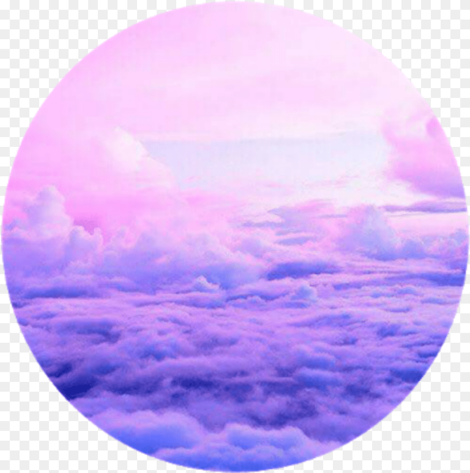 Purple Lila Rosa Pink Nuves Cirlce Circulo Marco Purple And Pink Sky, Photography, Nature, Outdoors, Window Free Transparent Png
