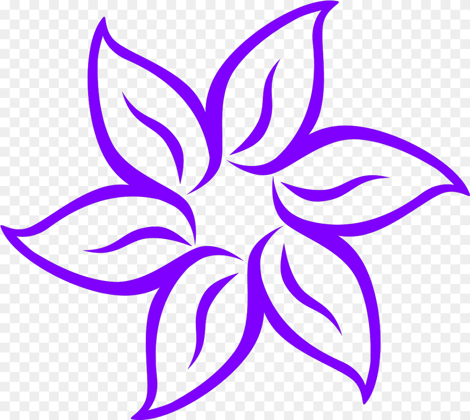 Purple Lily Svg Clip Art For Web Clip Art Flower Black And White, Floral Design, Graphics, Pattern, Dahlia Png Image