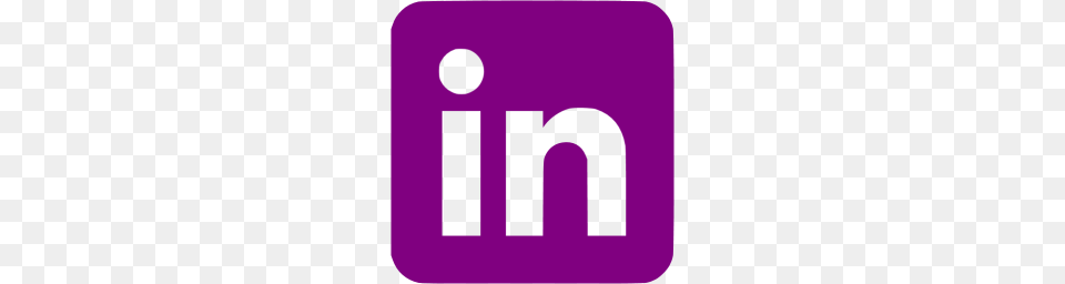 Purple Linkedin Icon Free Transparent Png