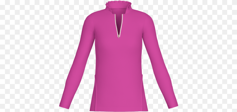 Purple Long Sleeve Golf Shirt Sleeve, Clothing, Long Sleeve, Blouse, Knitwear Png Image