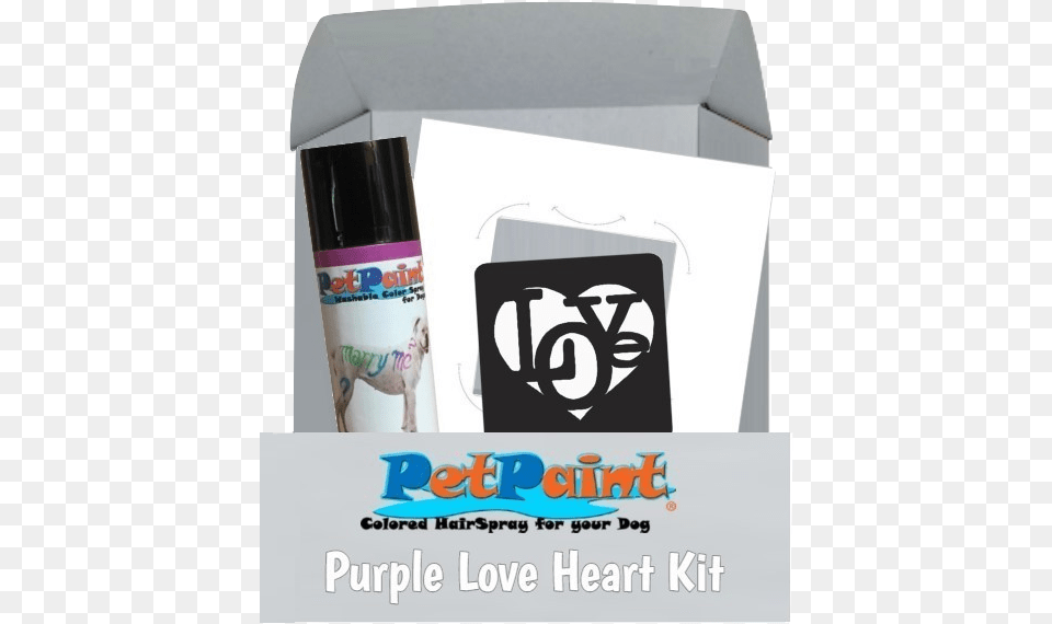 Purple Love Valentines Heart Kit Paint Png
