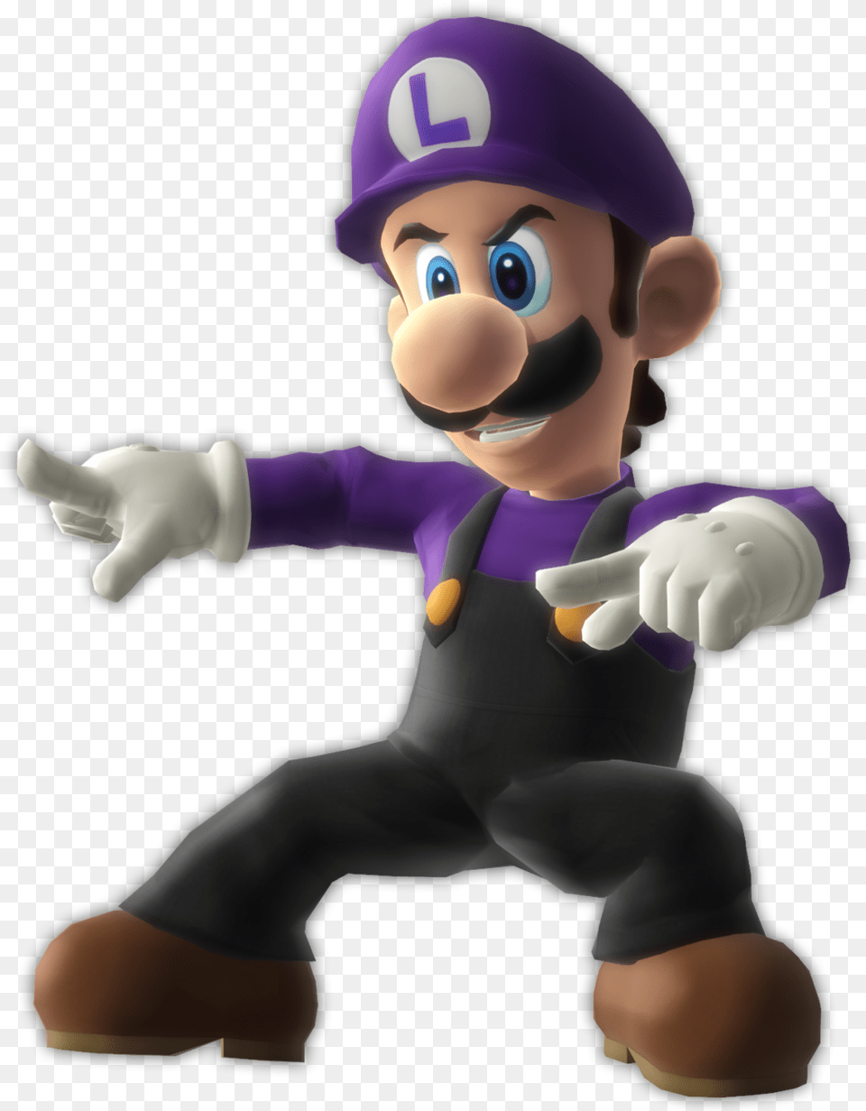 Purple Luigi, Baby, Person, Clothing, Glove Free Png