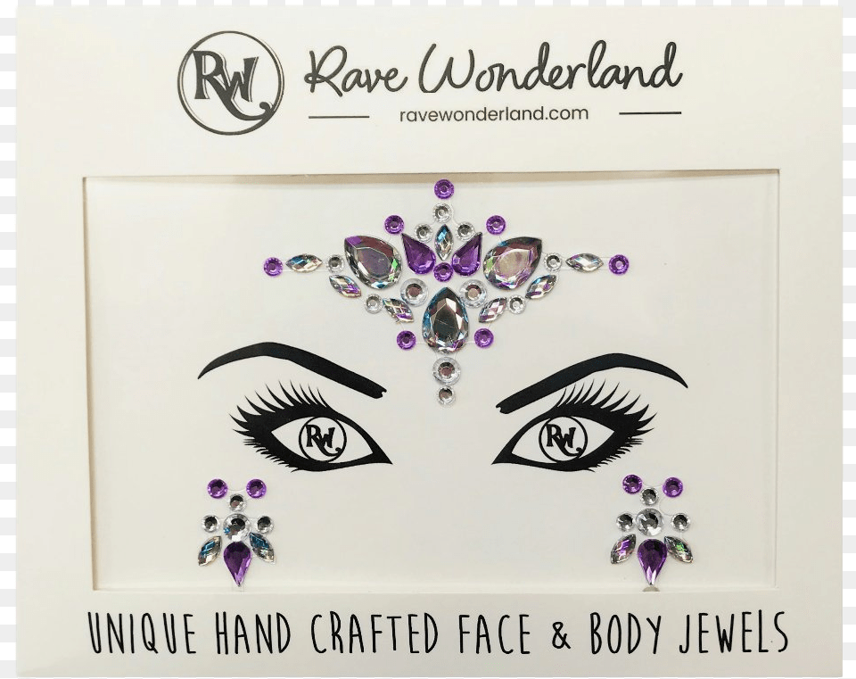 Purple Magic Rhinestone Rave Face Jewel Rave, Accessories, Earring, Jewelry, Person Free Transparent Png