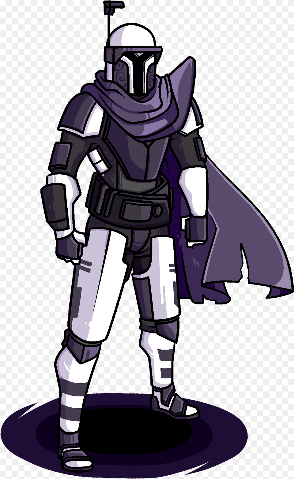 Purple Mandalorian Star Wars Characters, Person, Knight Free Png