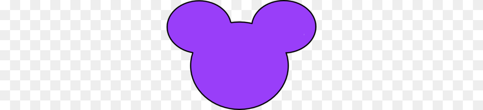 Purple Mickey Mouse Outline Clip Art, Balloon, Astronomy, Moon, Nature Free Transparent Png