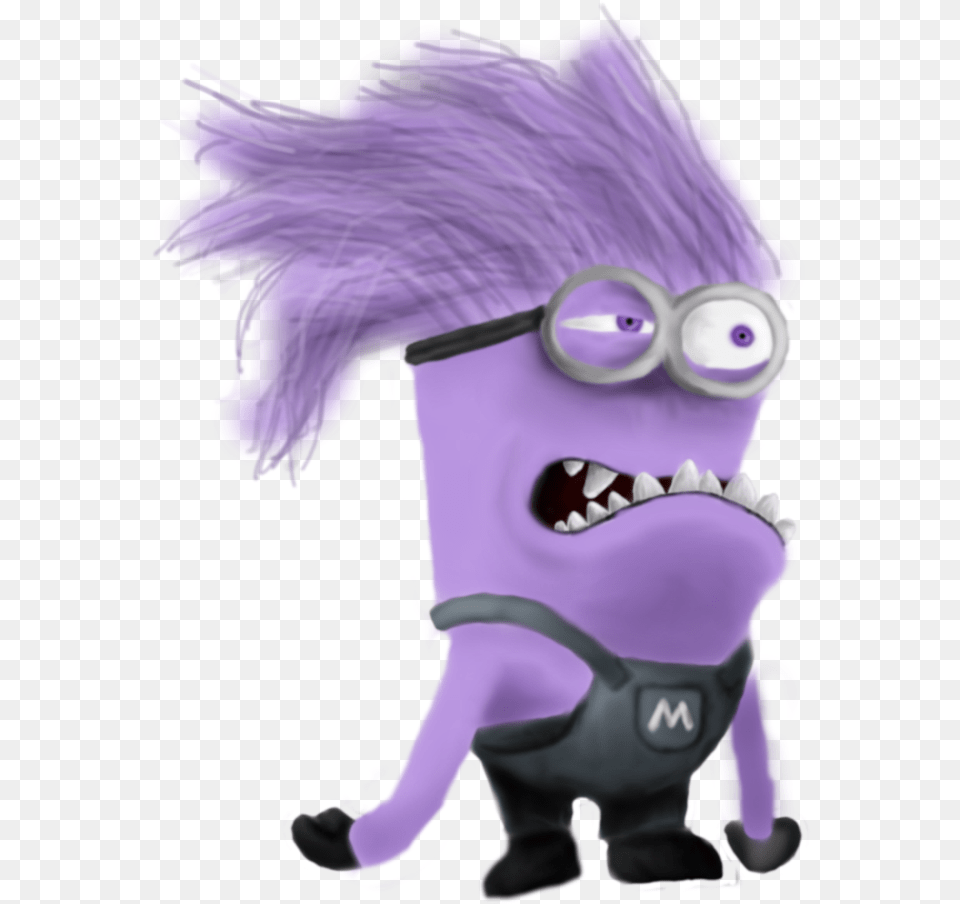 Purple Minion Transparent Background, Cartoon, Baby, Person, Accessories Free Png Download