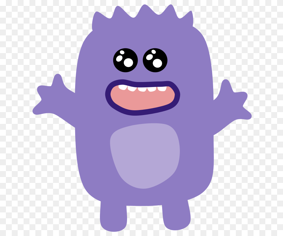 Purple Monster, Plush, Toy, Animal, Bear Png Image