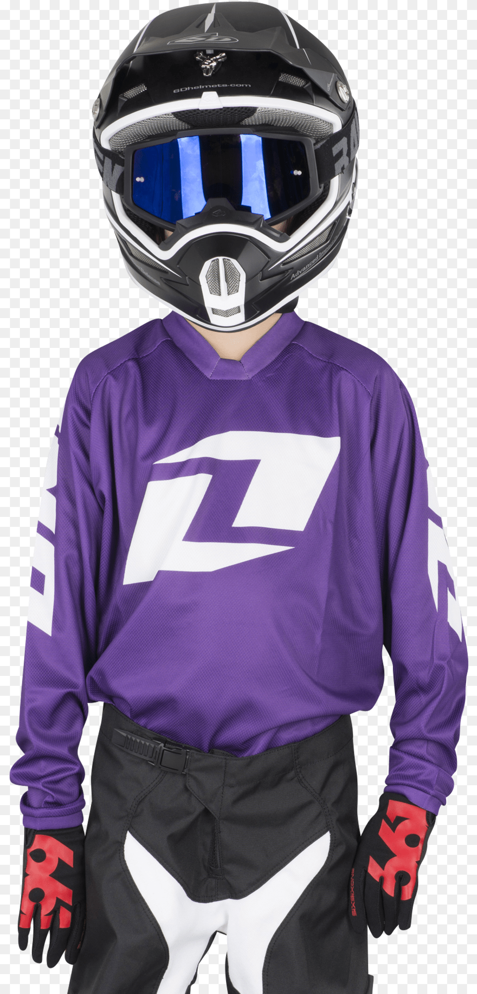 Purple Motocross Gear Cheap Online Motorcycle Helmet, Clothing, Crash Helmet, Glove, Adult Free Transparent Png