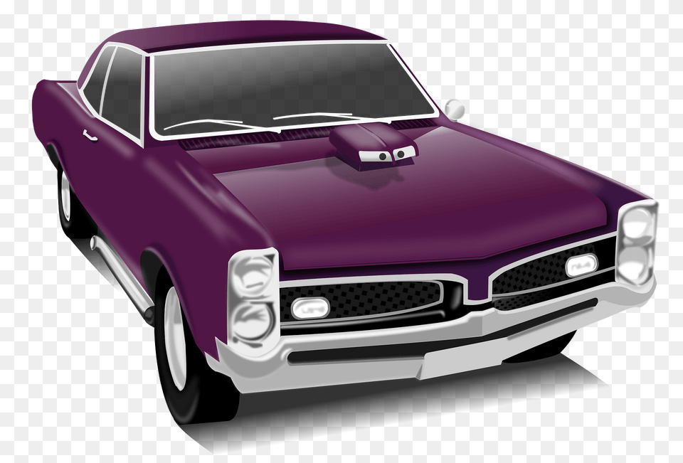 Purple Muscle Car Clipart, Coupe, Vehicle, Transportation, Sports Car Png Image