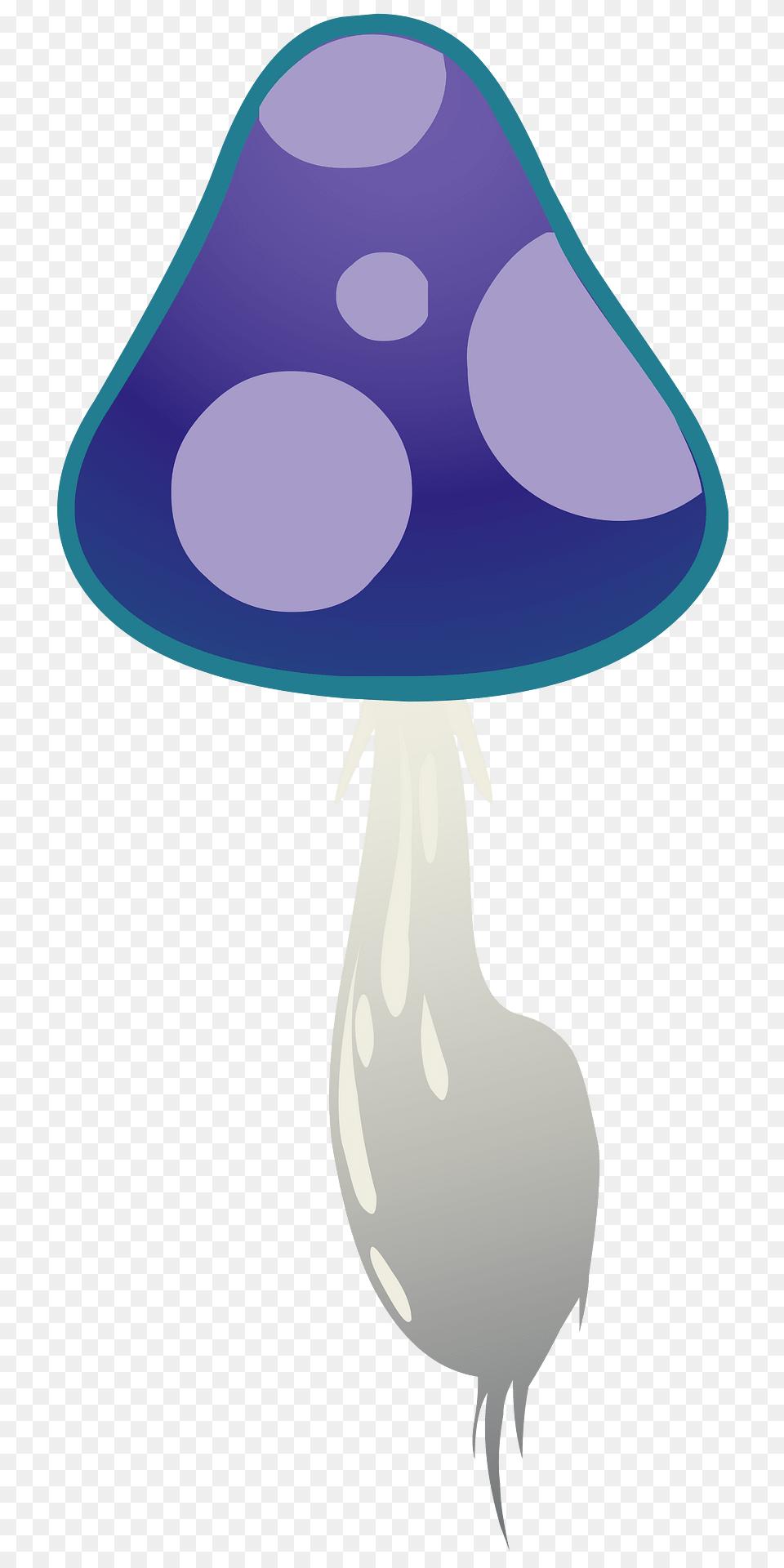 Purple Mushroom Clipart, Animal, Sea Life, Invertebrate, Jellyfish Free Png