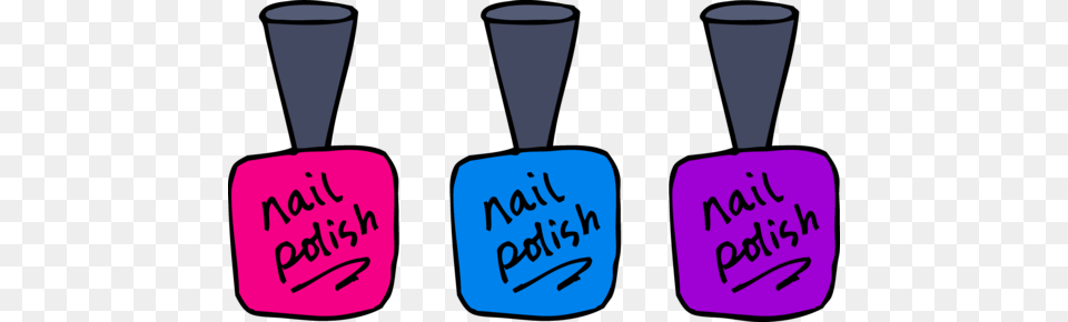 Purple Nail Polish Clip Art, Handwriting, Text, Cosmetics Free Png Download