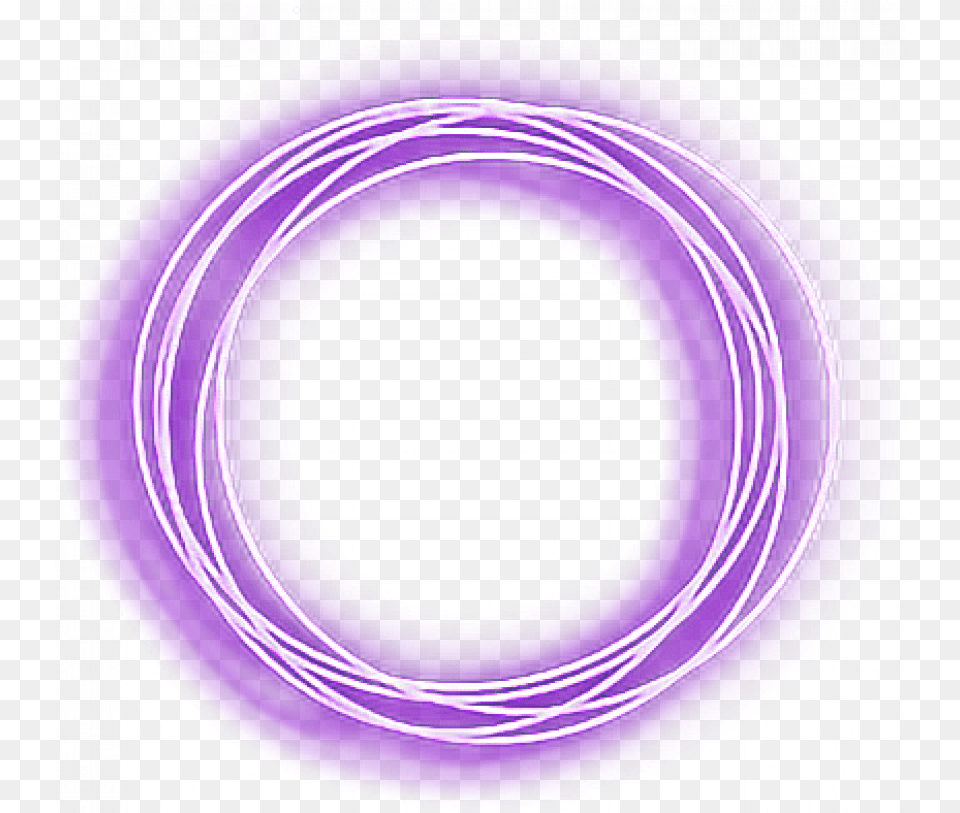 Purple Neon Circle, Light, Lighting, Disk Free Transparent Png