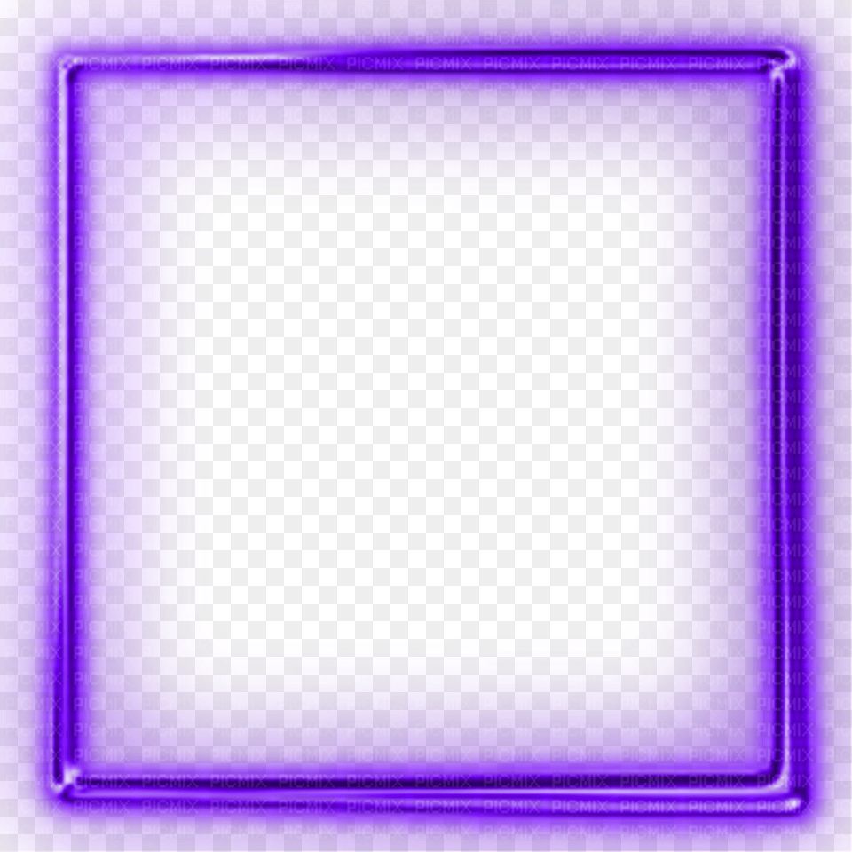Purple Neon Sign Border Corner Divider Frame Picture Transparent Purple Border, Computer Hardware, Electronics, Hardware, Monitor Free Png