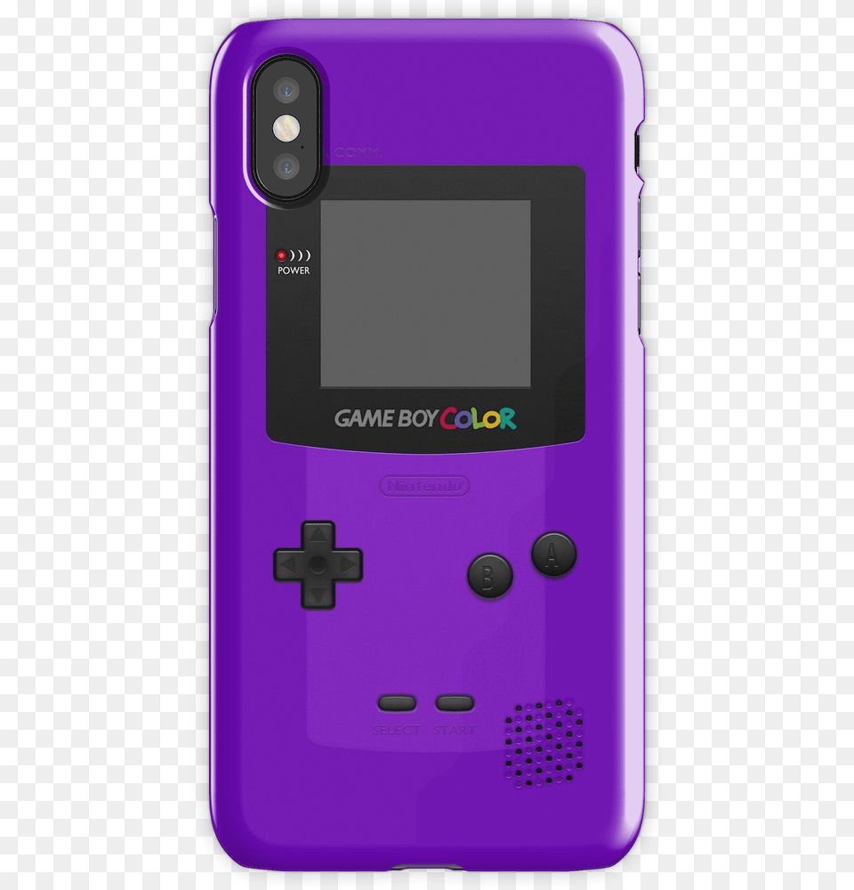 Purple Nintendo Gameboy Color Iphone X Snap Case Game Boy Color, Electronics, Mobile Phone, Phone Png Image