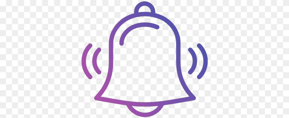 Purple Notification Bell Bell Icon Youtube Free Png