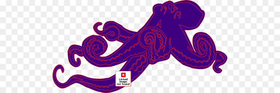 Purple Octopus Clip Art, Animal, Invertebrate, Sea Life Free Png Download