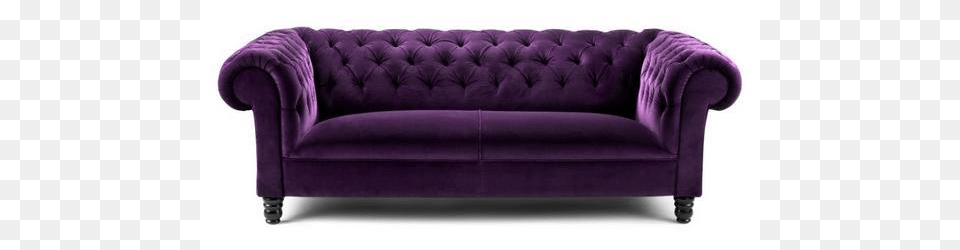 Purple Old Couch, Furniture, Cushion, Home Decor, Velvet Free Transparent Png