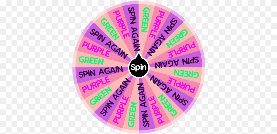 Purple Or Green Gta 5 Spin The Wheel App Dot, Disk, Text, Number, Symbol Free Png Download