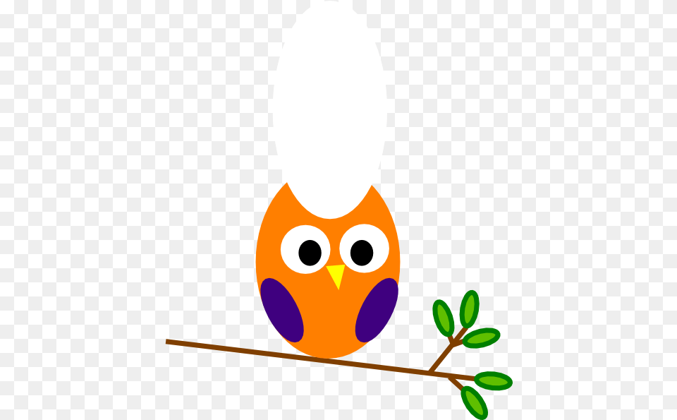 Purple Orange Owl Clip Art Owl Clip Art, Egg, Food, Face, Head Png