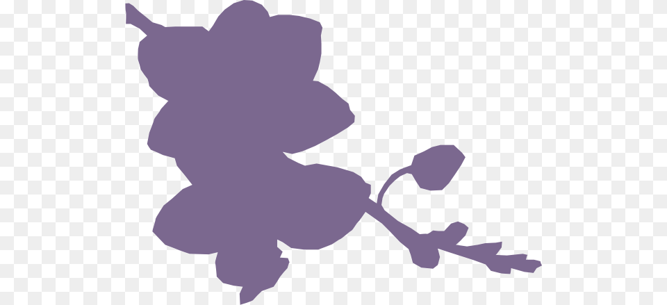 Purple Orchid Clip Art, Flower, Plant, Silhouette, Nature Free Png Download