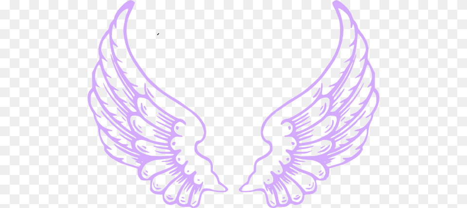 Purple Outline Angel Wings Freetoedit Purple Angel Wings Clipart, Accessories, Jewelry, Necklace, Emblem Png