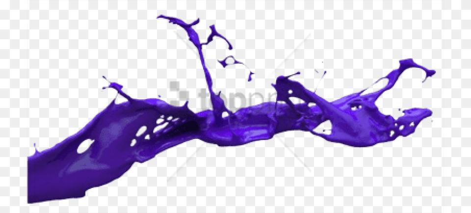 Purple Paint Splatter Image With Transparent Paint Splash, Droplet, Person, Paint Container Free Png