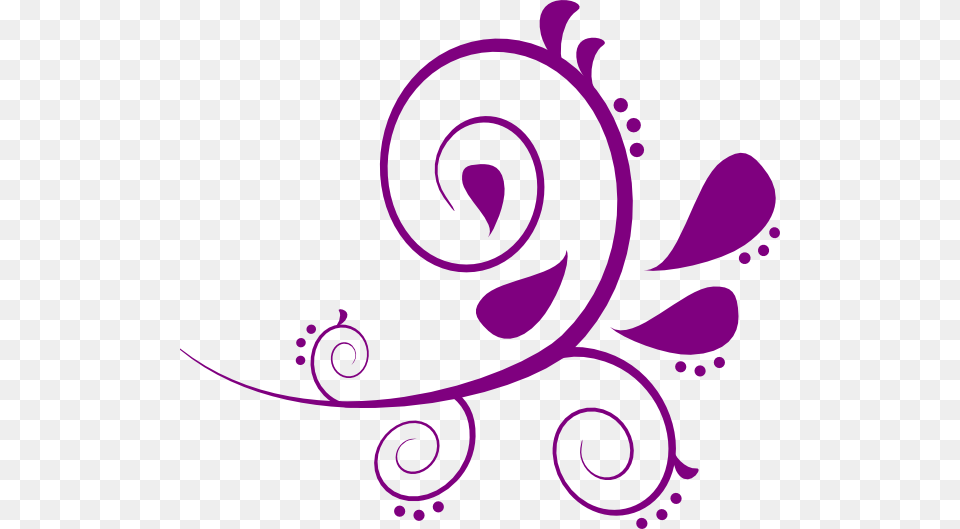 Purple Paisley Border Clipart Purple Swirls, Art, Floral Design, Graphics, Pattern Free Transparent Png