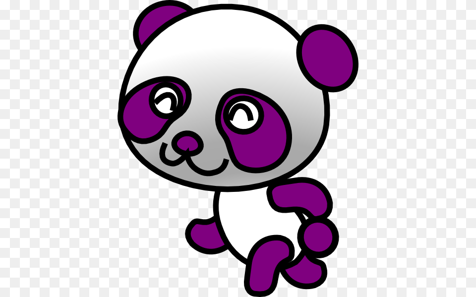 Purple Panda Clip Art, Toy, Smoke Pipe Free Transparent Png
