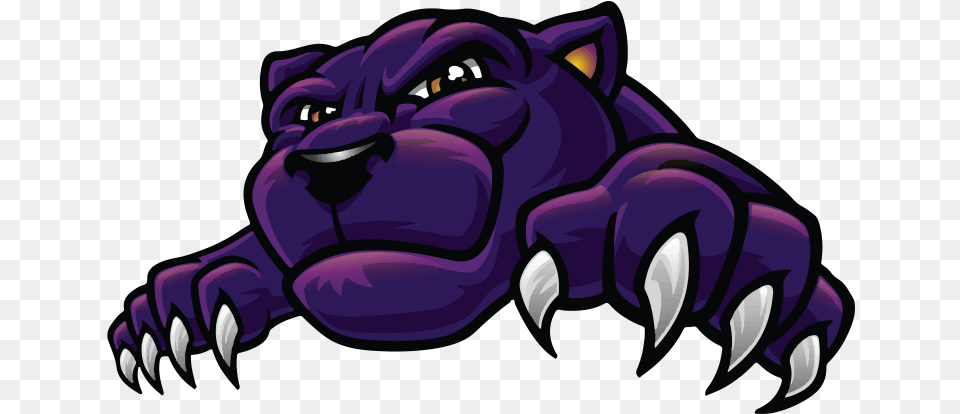 Purple Panther No Background, Electronics, Hardware, Hook, Claw Free Png Download