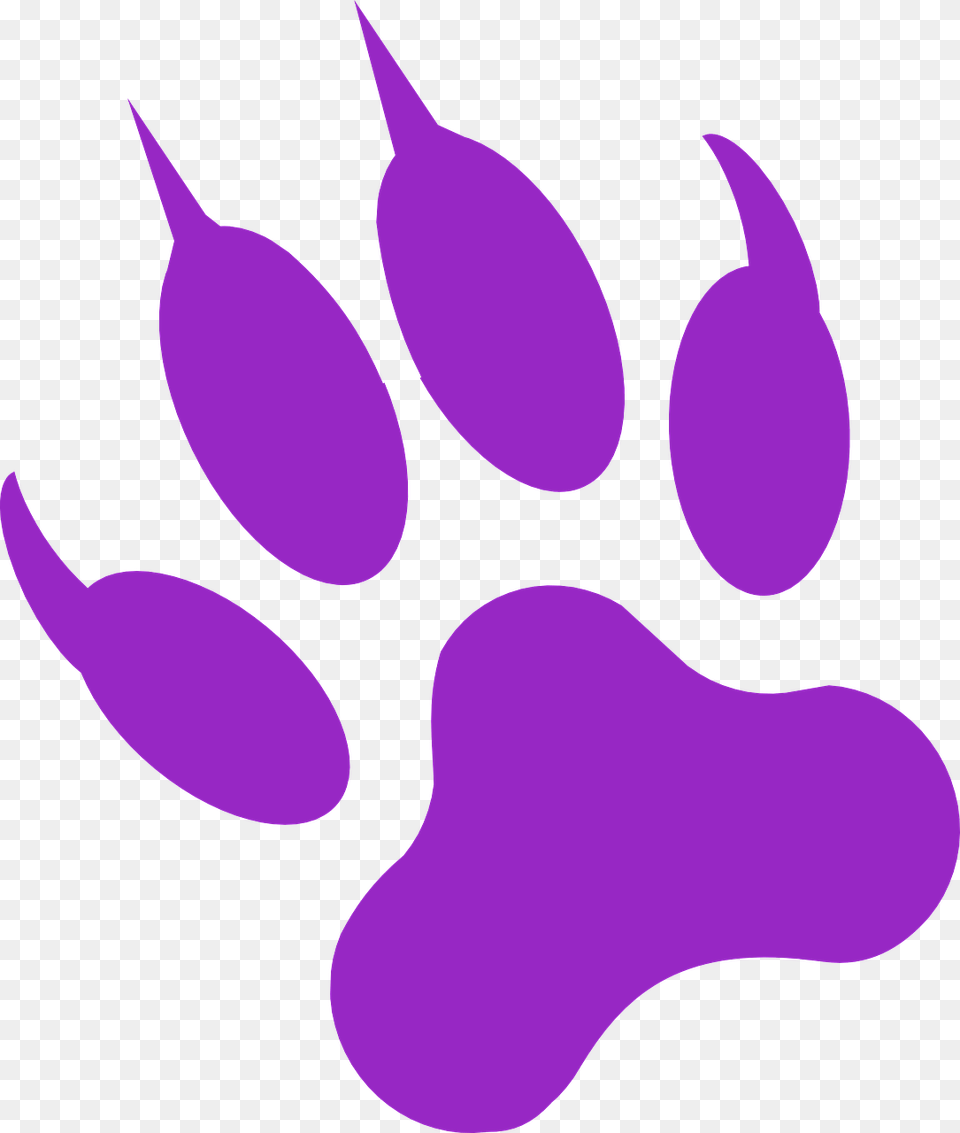 Purple Panther Paw, Hardware, Electronics, Cutlery, Claw Free Png Download