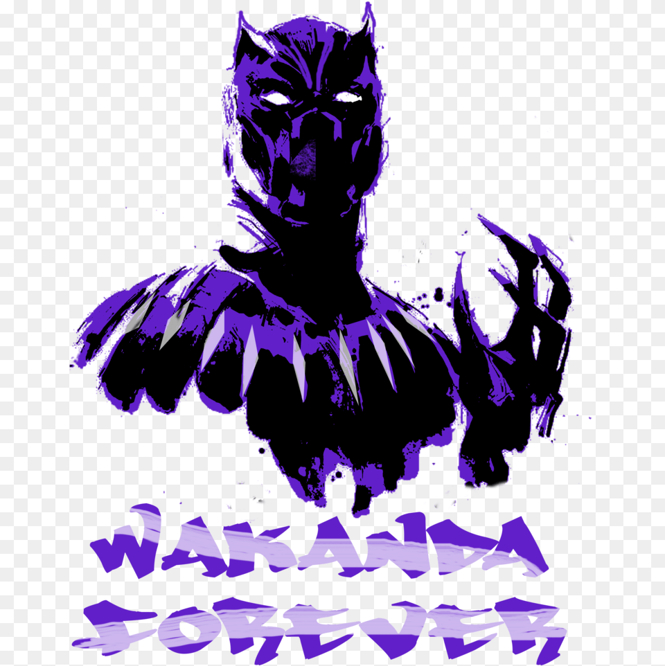 Purple Panther Wakanda, Adult, Person, Woman, Female Free Transparent Png