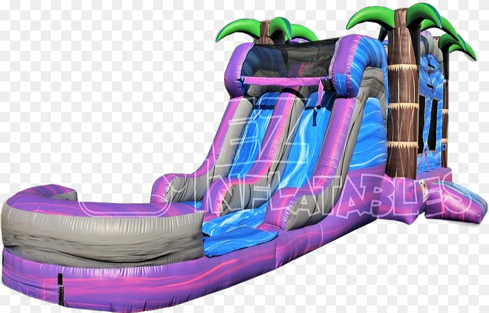 Purple Paradise Combo Purple Slide Combo, Inflatable, Toy Free Png Download
