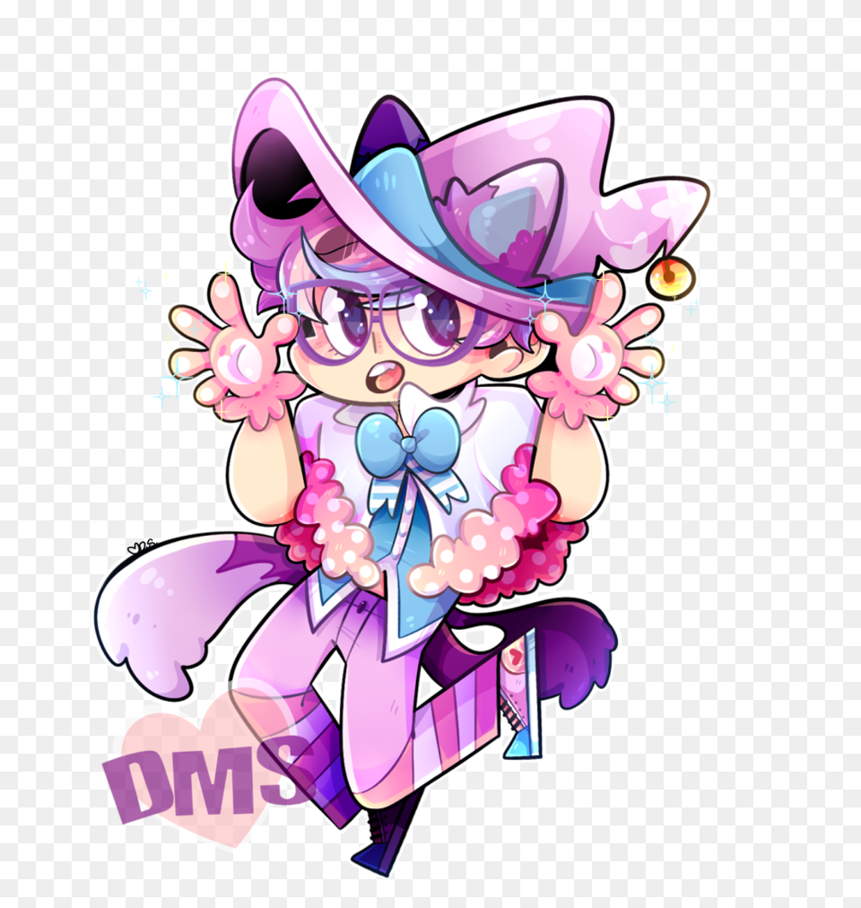 Purple Pastel Witch Anime, Art, Book, Comics, Graphics Free Transparent Png