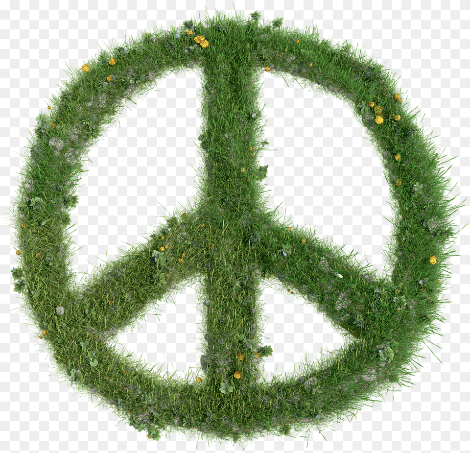 Purple Peace Sign, Moss, Grass, Plant, Vehicle Png Image