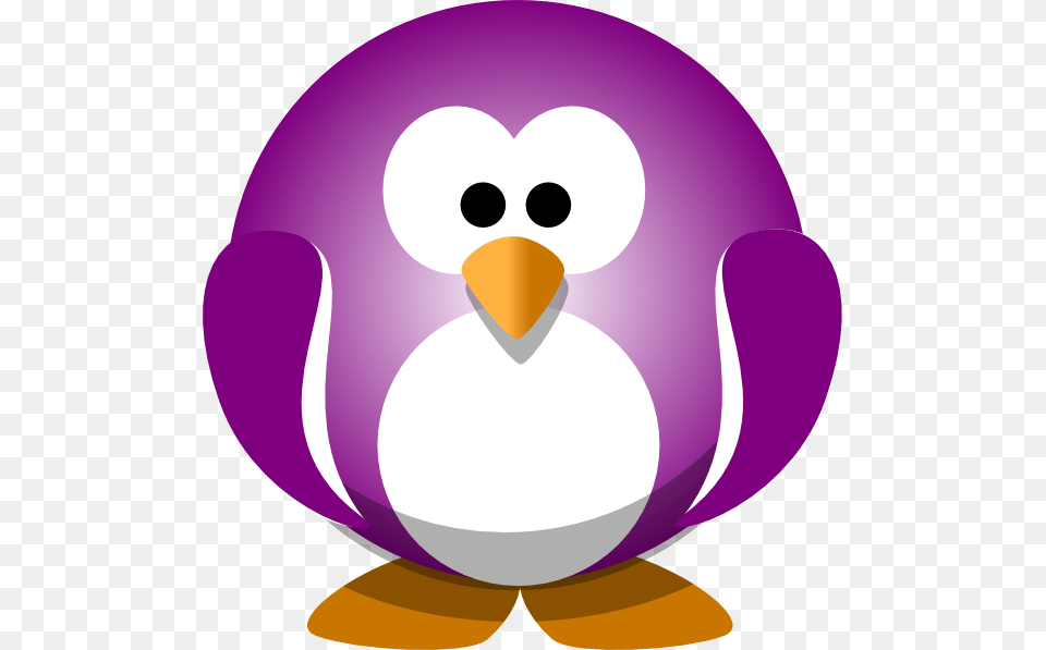 Purple Penguin Purple Penguin Clip Art, Clothing, Hardhat, Helmet, Animal Free Png Download