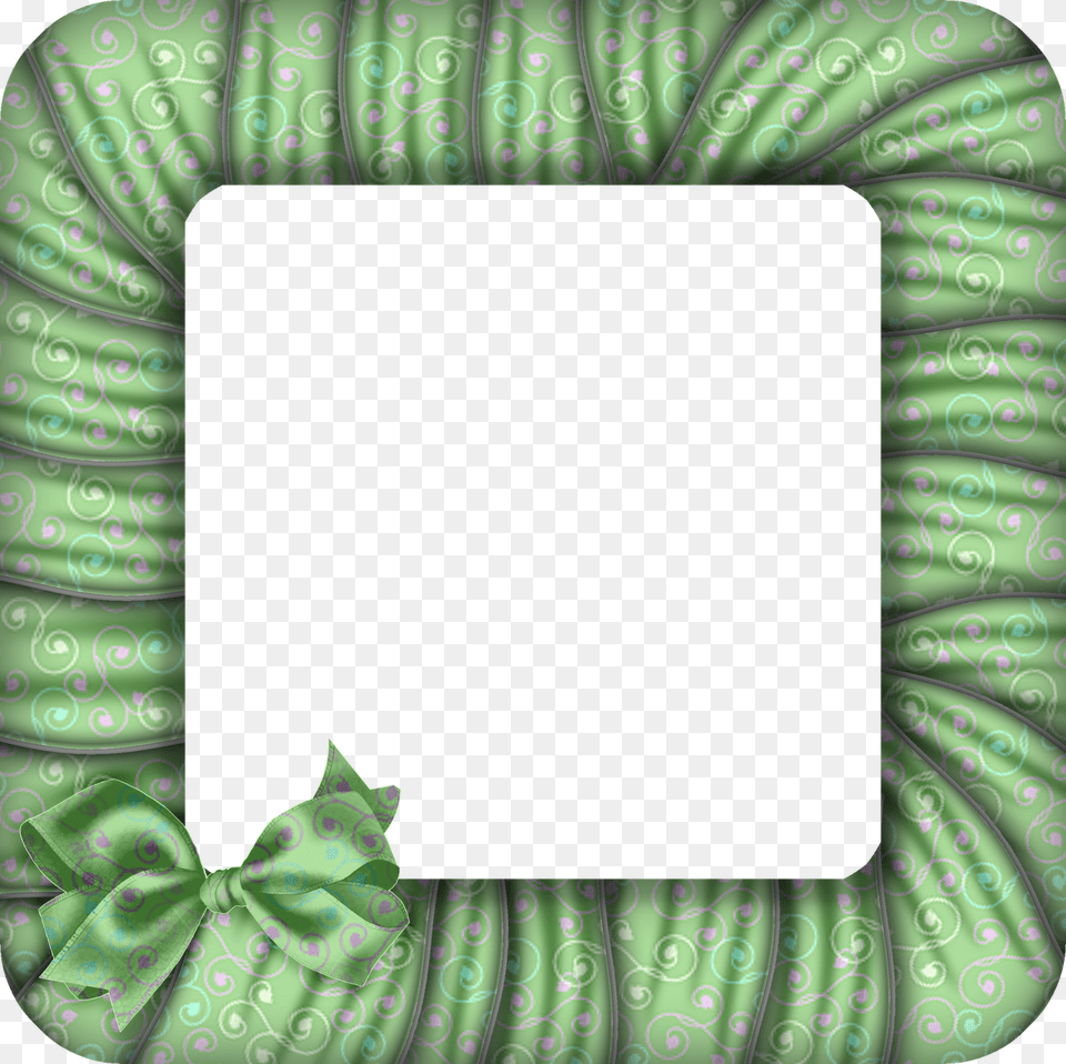 Purple Photo Frame, Green, Wreath, Person Png Image