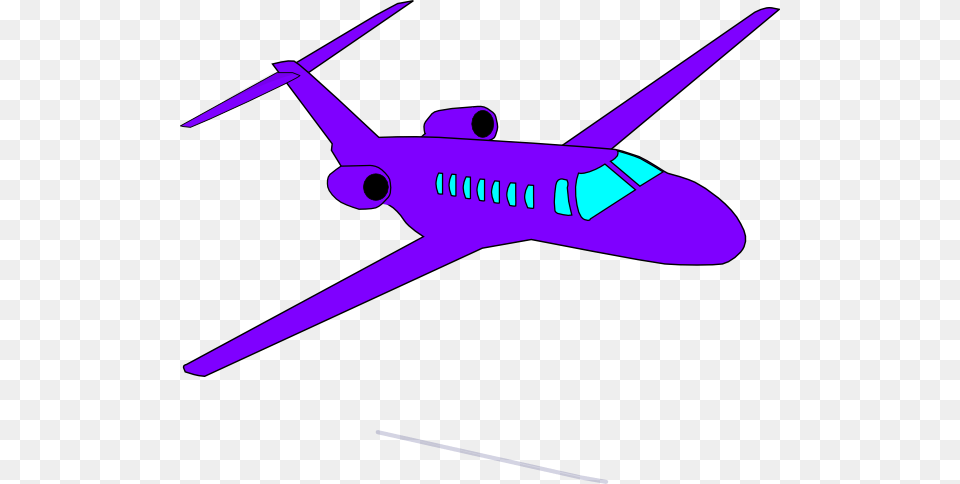 Purple Plane Clip Art, Aircraft, Transportation, Jet, Airplane Free Png Download