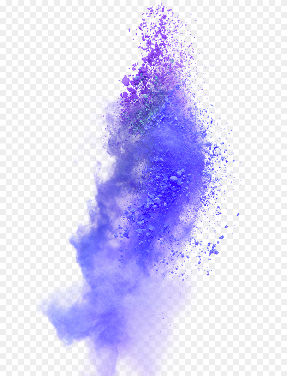 Purple Powder Explosion, Person Free Png Download