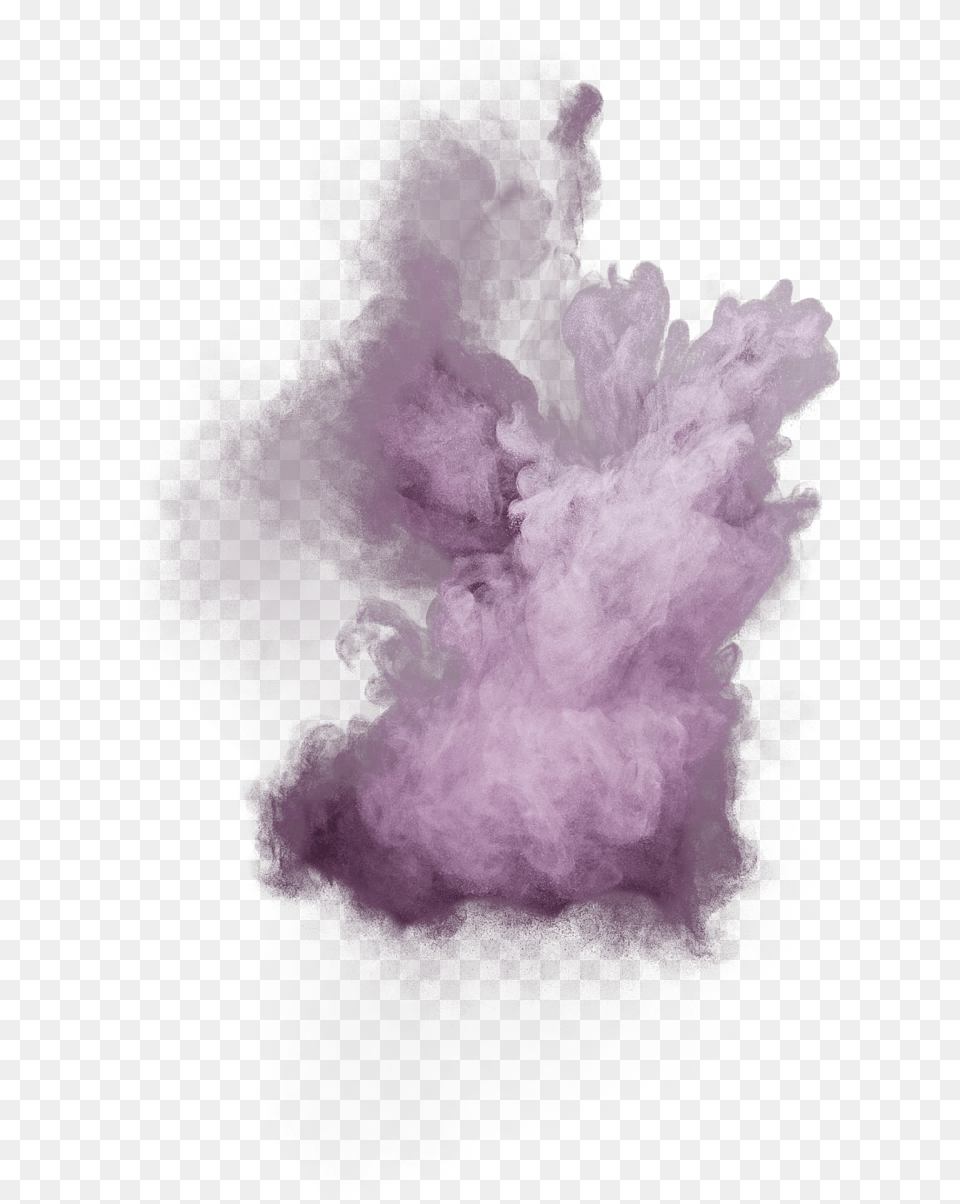 Purple Powder Explosion Colorful Smoke, Nature, Outdoors, Weather, Person Free Png
