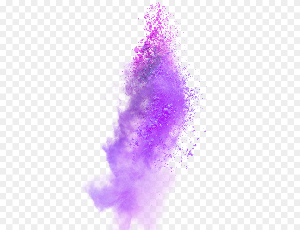 Purple Powder Explosion Download Purple Powder Explosion, Person Free Transparent Png