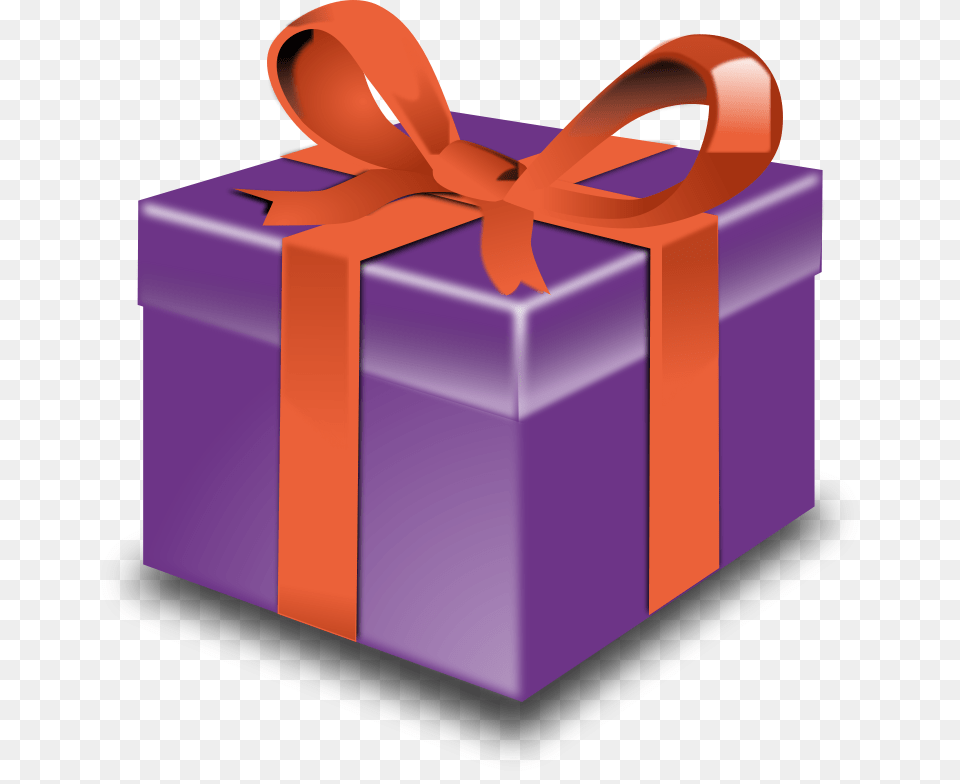 Purple Present, Gift, Mailbox Free Png