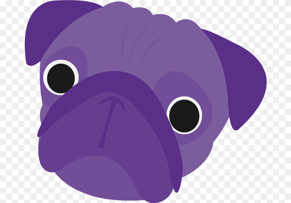 Purple Pug New Logo, Animal, Beak, Bird, Ammunition Free Png