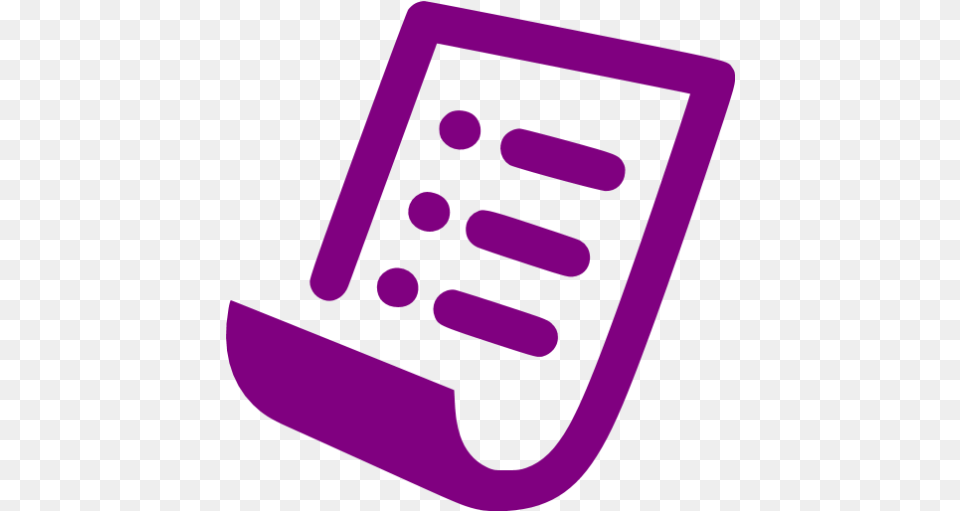 Purple Purchase Order Icon Order Orange, Disk Free Png Download