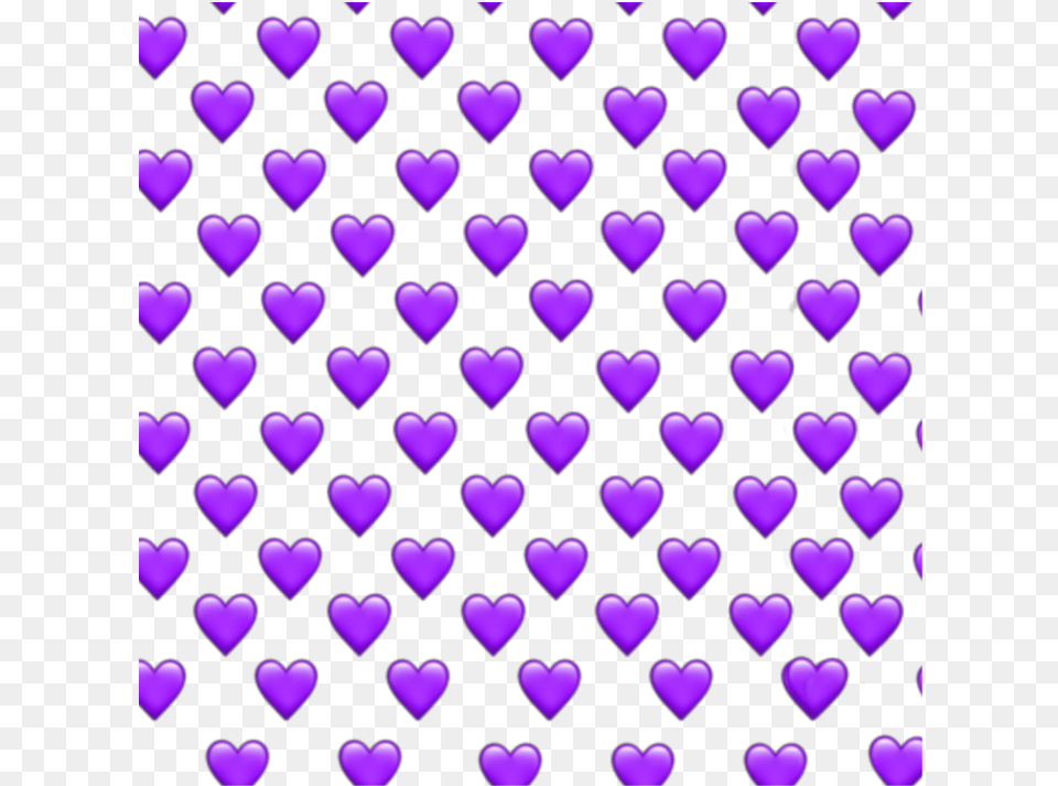 Purple Purpleheart Purplehearts Emoji Purpleemoji Purple Hearts Emoji Background, Pattern Png Image