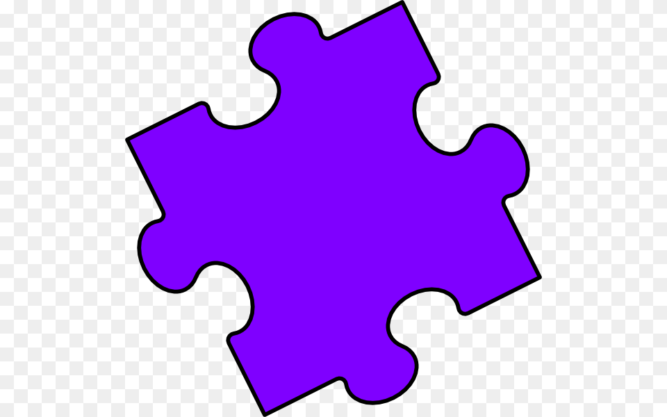 Purple Puzzle Piece Clip Art, Game, Jigsaw Puzzle, Animal, Fish Free Png Download