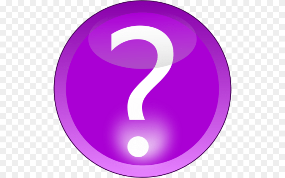 Purple Question Mark Clip Art Question Mark In Purple Colour, Number, Symbol, Text, Disk Free Transparent Png